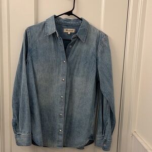 Madewell Blue Button Down Shirt